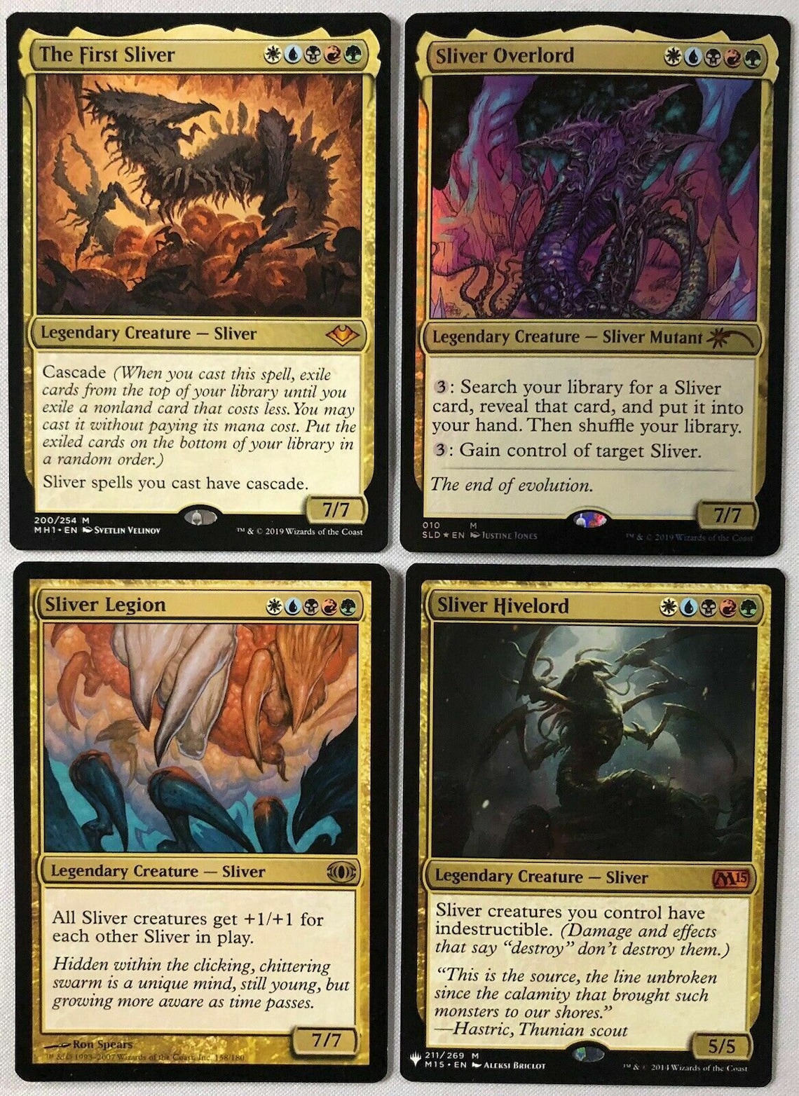 EDH Sliver Deck Commander MTG Magic the Gathering Etsy
