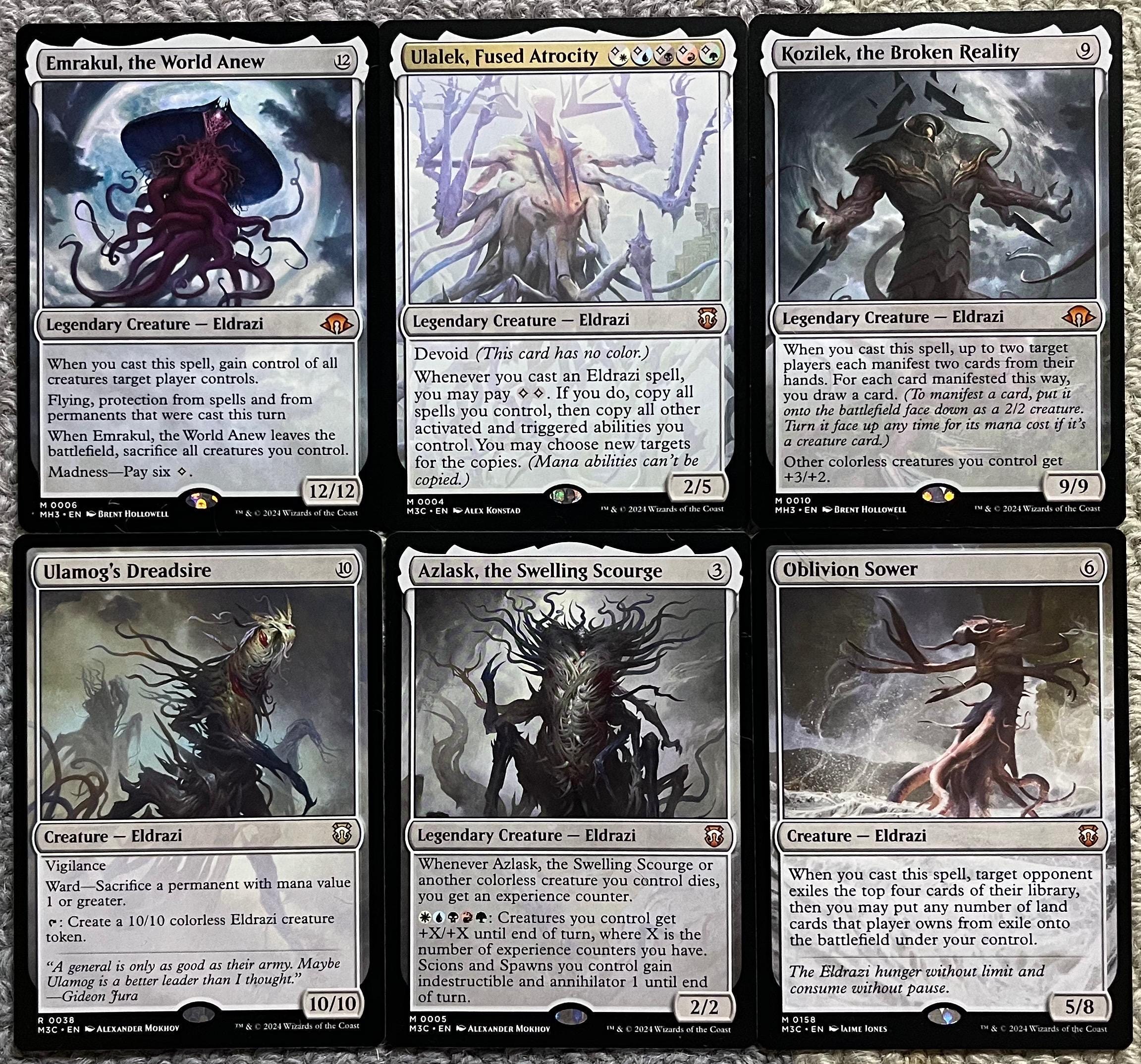 mtg eldrazi unbound card list Magic: The Gathering Commander Masters Commander Deck with some packs containing special card treatments that will spice up your draft and wow the table.Each Commander Masters Commander Deck set includes 1 ready Tried to create the new