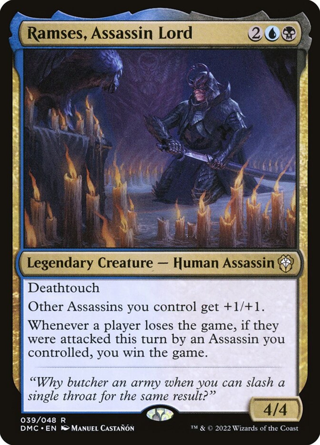 EDH Assassin Deck Commander MTG Magic the Gathering - Etsy - You Who Are An Assassin Can't Kill