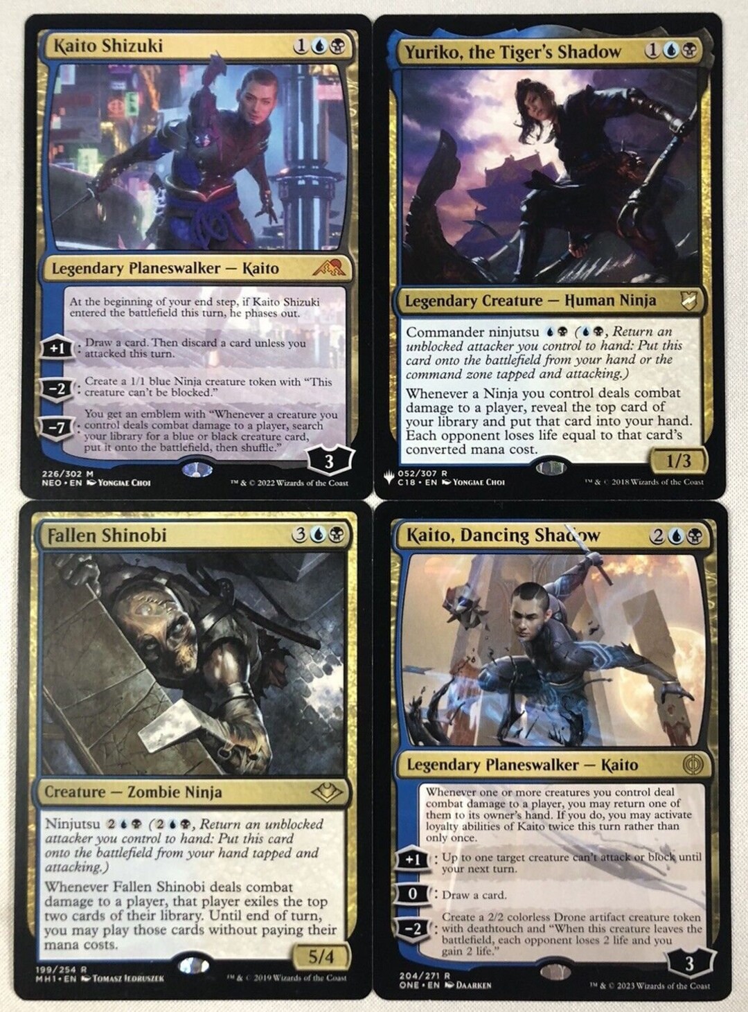 EDH Ninja Deck Commander MTG Magic the Gathering Etsy