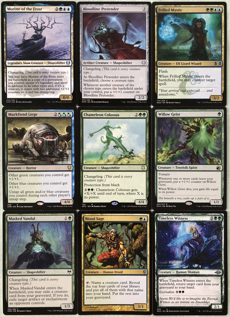 EDH Frog Deck Commander MTG Magic the Gathering Etsy