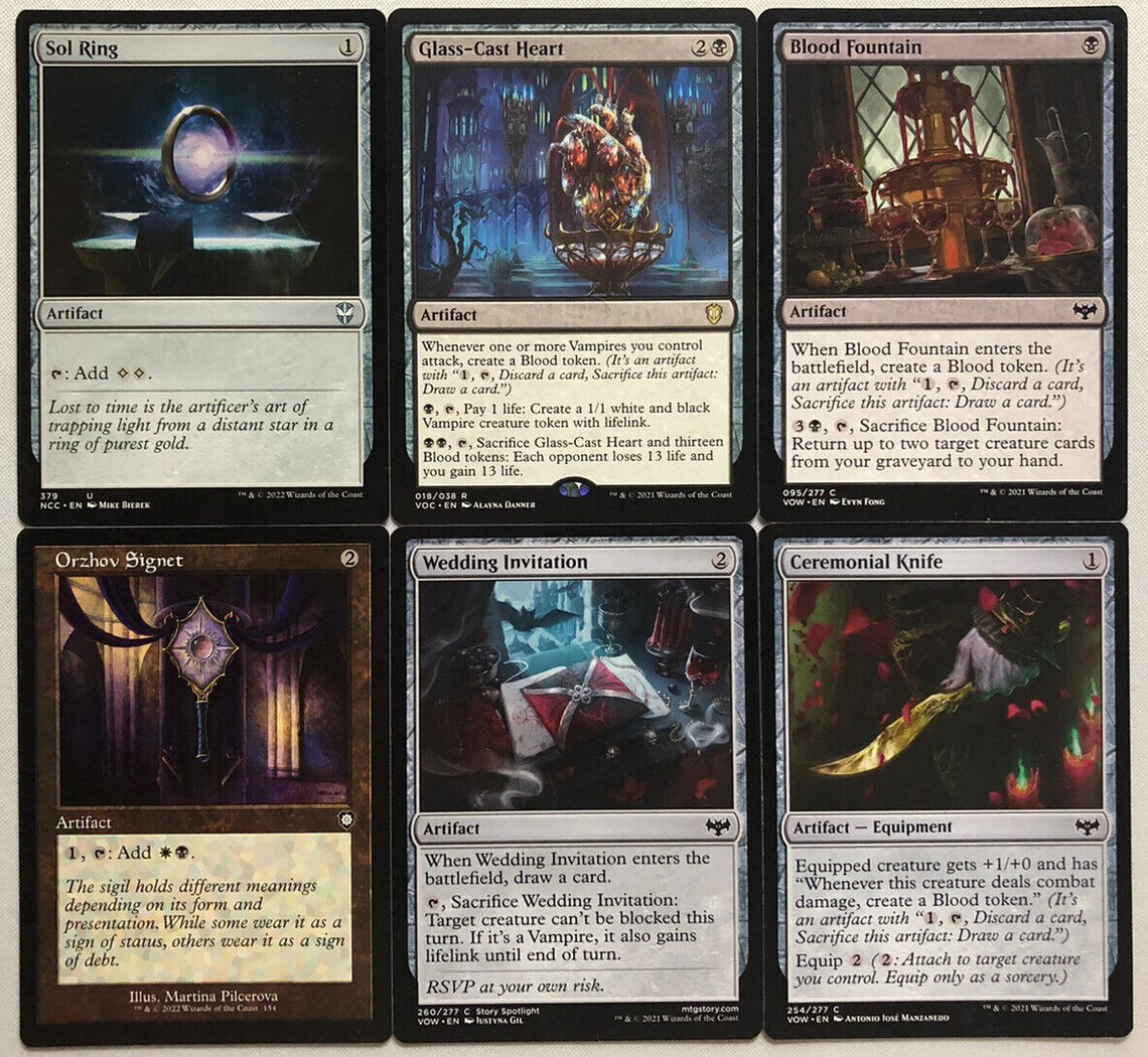 EDH Dracula Deck Commander MTG Magic the Gathering Etsy