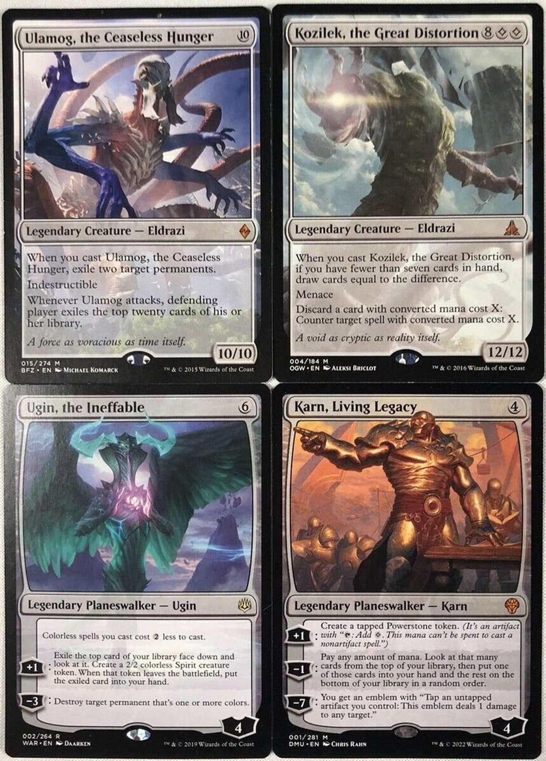EDH Eldrazi Deck Commander MTG Magic the Gathering Etsy