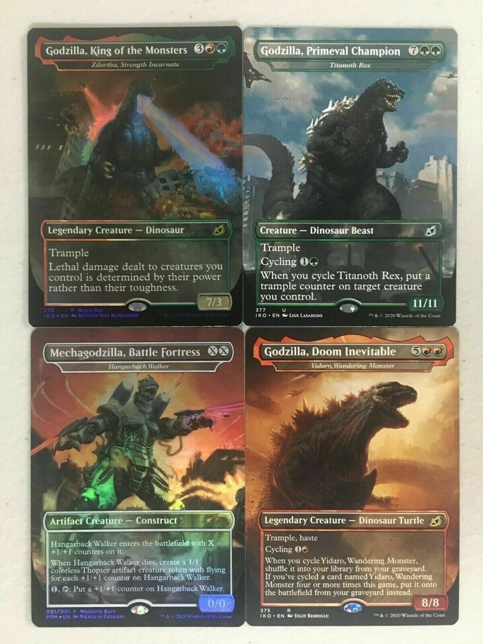 EDH Godzilla Deck Commander MTG Magic the Gathering Etsy