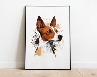 Chien Basenji | Portrait 01 (Pack photos 02) | Téléchargement numérique