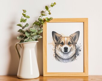 Chien Corgy (Pack d'images 01) | TÉLÉCHARGEMENT NUMÉRIQUE | Paquet d'images