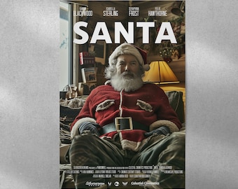 Filmposter | "Santa" | DIGITAL DOWNLOAD | A3 Poster
