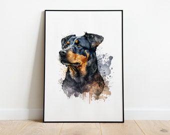 Chien Beauceron | Portrait 08 du pack d'images 02 | TÉLÉCHARGEMENT NUMÉRIQUE