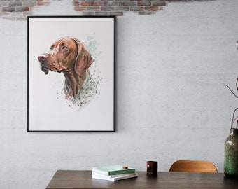 Chien Vizsla hongrois (Pack d'images 01) | TÉLÉCHARGEMENT NUMÉRIQUE | Paquet d'images