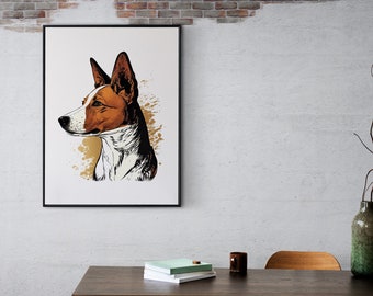 Chien Basenji (Pack d'images 02) | TÉLÉCHARGEMENT NUMÉRIQUE | Paquet d'images