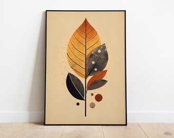 Gelbes Blatt | Natur | DIGITAL DOWNLOAD | A3 Poster