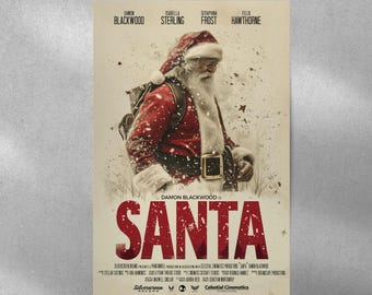 Filmposter | "Santa" | DIGITAL DOWNLOAD | A3 Poster