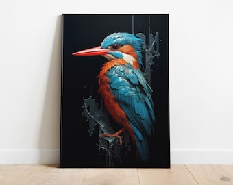 Alcedo Atthis | Eisvogel | Vogel | Portrait | DIGITAL DOWNLOAD
