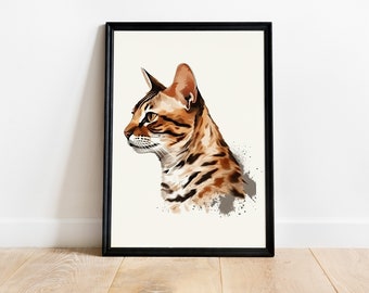 Bengal Katze | Portrait 03 aus Picture Pack 01 | DIGITAL DOWNLOAD