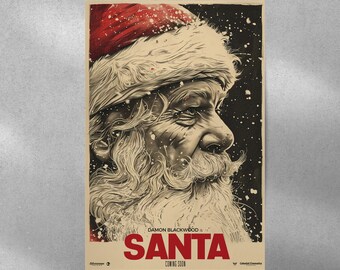 Filmposter | "Santa" | DIGITAL DOWNLOAD | A3 Poster