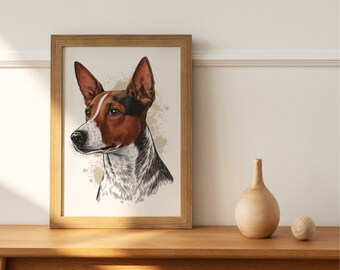 Chien Basenji (Pack d'images 01) | TÉLÉCHARGEMENT NUMÉRIQUE | Paquet d'images