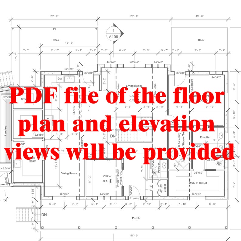 Custom Floor Plans and Elevation Views, Custom Design and Drafting ...