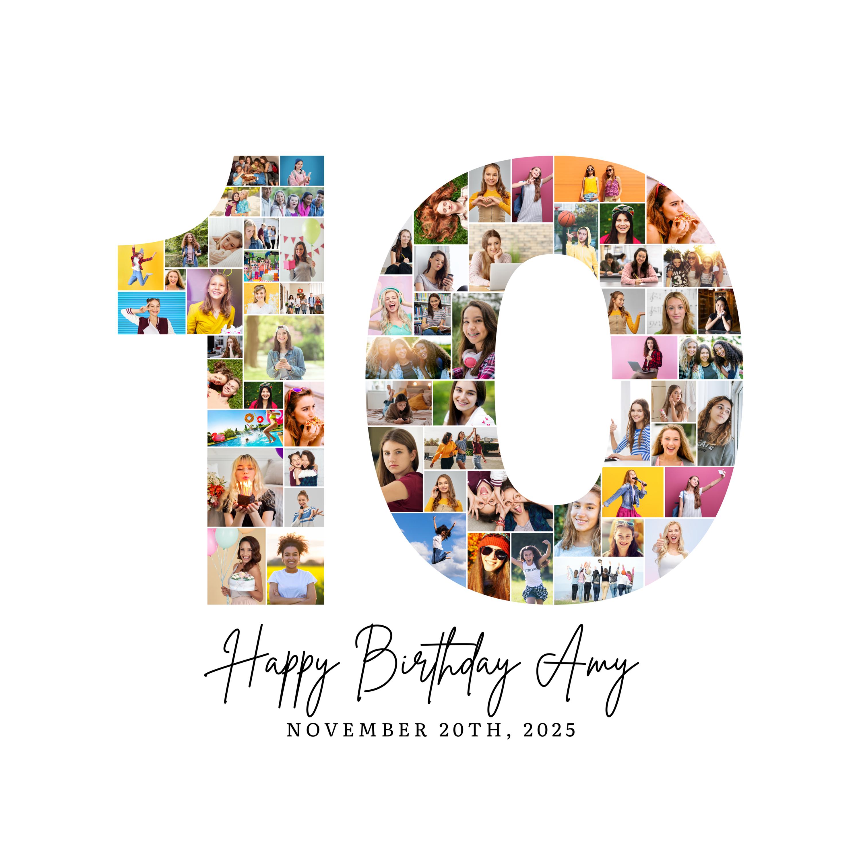 Puntelli Per Cabina Fotografica 10° Compleanno Ragazza – Kit 22 Pezzi Boho Con Bastoncini, Decorazioni Doppie Cifre - 5