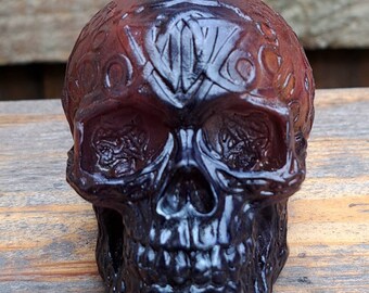 Handmade viking skull