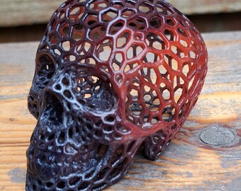 Handmade hollow skull