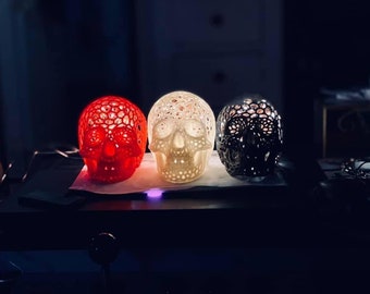 Skull Lamps HandMade