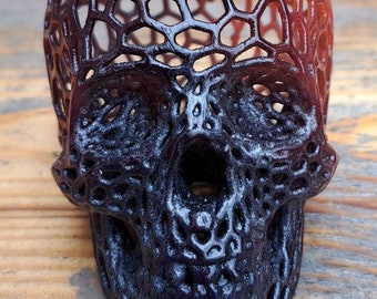 Handmade hollow skull