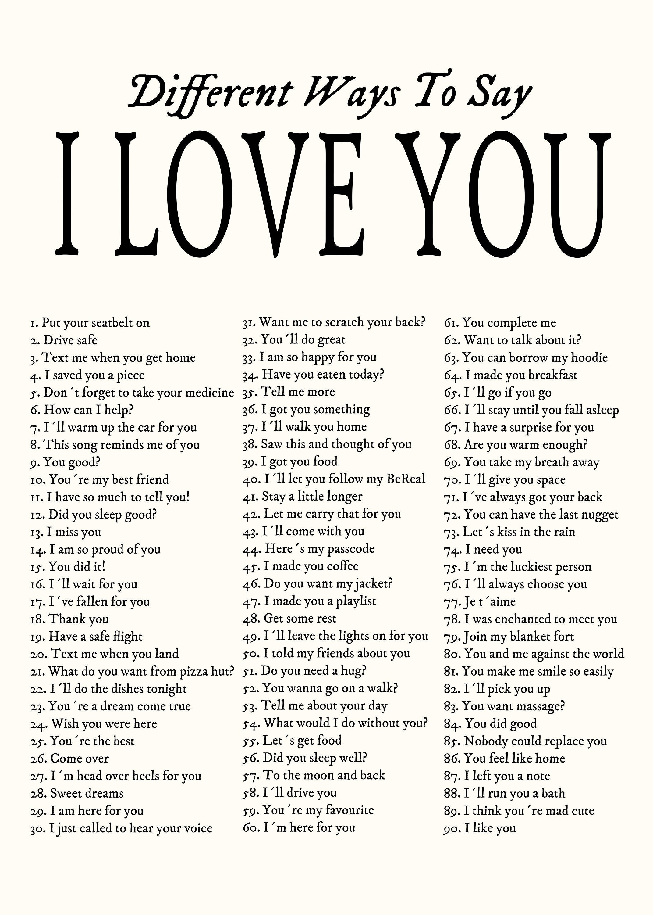 different-ways-to-say-i-love-you-poster-black-white-etsy
