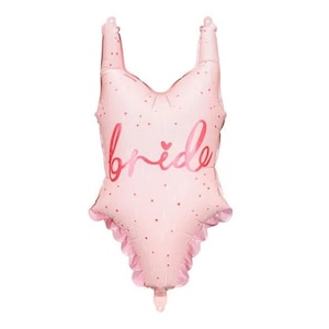 Pink Swimsuit Balloon, Bride Balloon, Hen Party Balloons, Hen Do Props, Photo Prop, Bride To Be Balloon Party, Hen Party Abroad, Beach