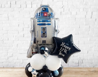 DIY Licensed Star Wars Balloon Sculpture, Personalisable Star Wars Balloon Stack, Star Wars Balloon Licensed by Procos