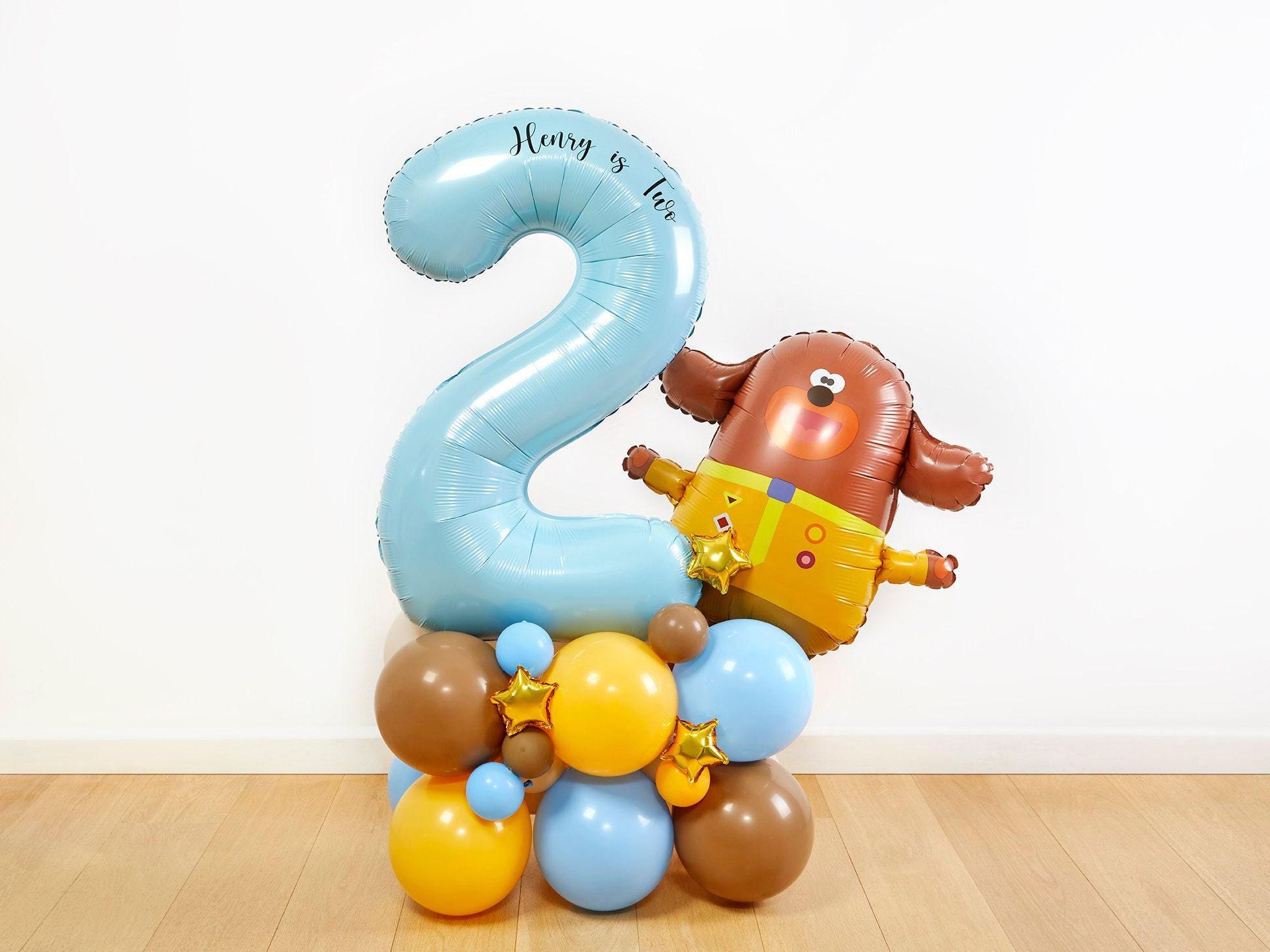 High Quality Large Duggee Balloon Sculpture, Any Number, Duggee Balloon Stack, Duggee Balloon, Duggee Birthday Party Decorations, Duggee