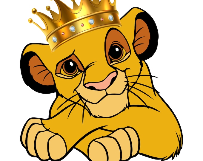 Lion King Cake Topper Printable PNG, Digital File Lion King Birthday ...