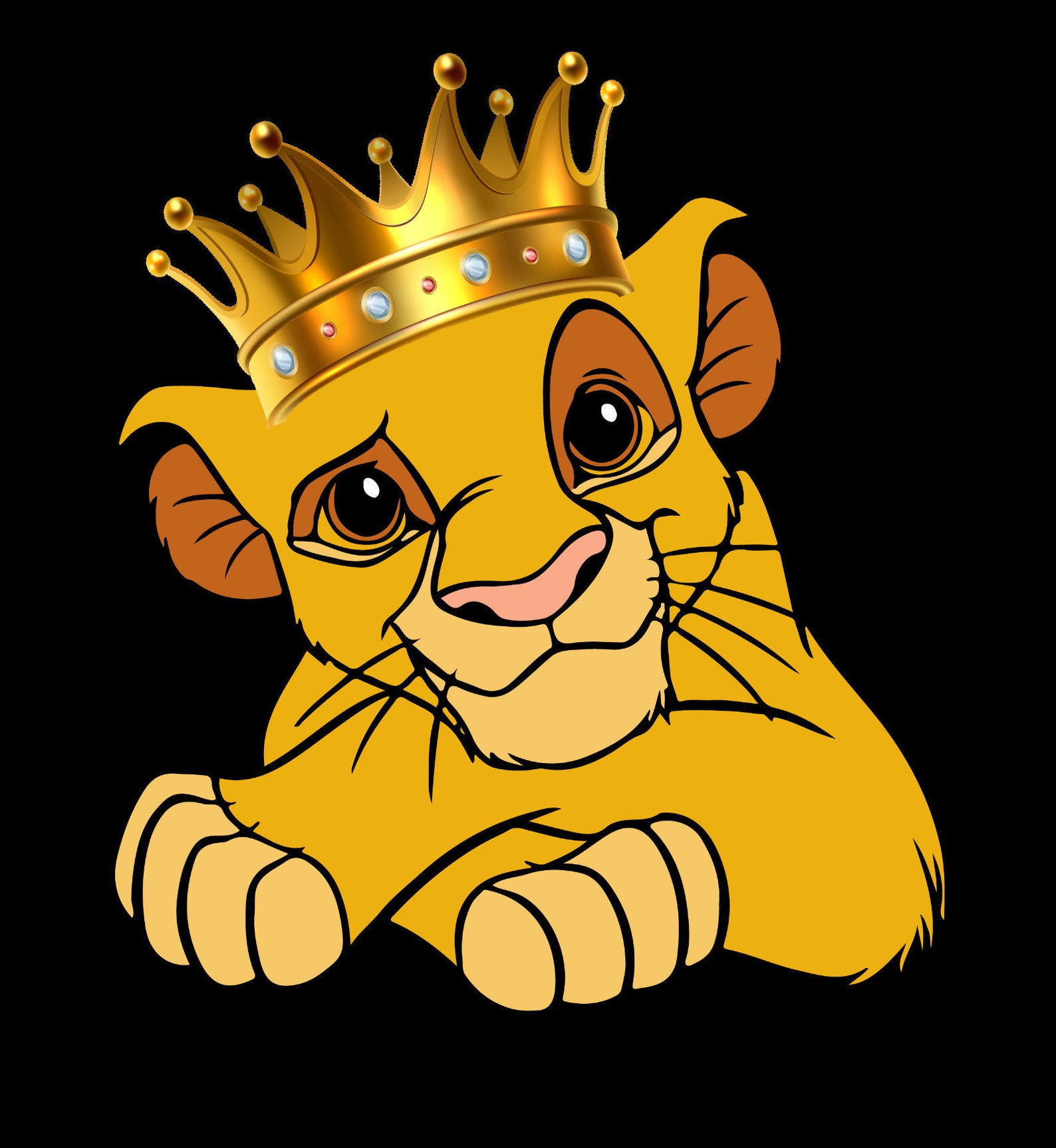 Lion King Cake Topper Printable PNG Digital File Lion King - Etsy Australia