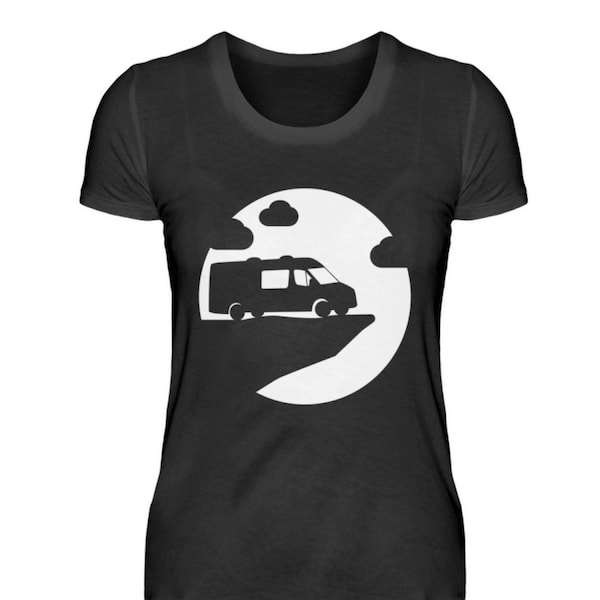 Van Camper Campervan mobile home camping shirt  - Damenshirt