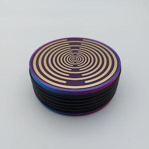 Disco de armonización de ondas escalares Lakhovsky MWO, espiral radiónica de Tesla, protección EMF, armonizador, bloqueador 5G, oscilador multionda, chakra