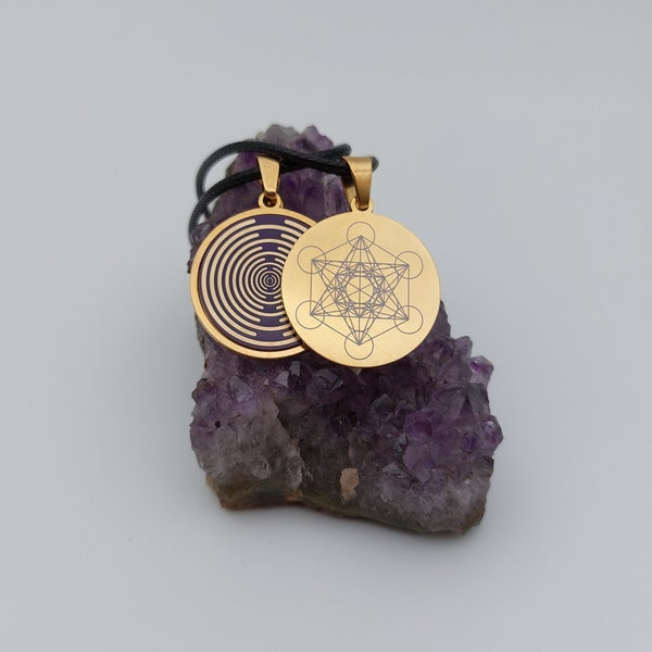 Collier Metatron Lakhovsky MWO, Amulette de protection 5G, Bouclier EMF, Radionique, Orgonite, Ondes scalaires, Générateur d'orgone, Reiki, Géométrie sacrée