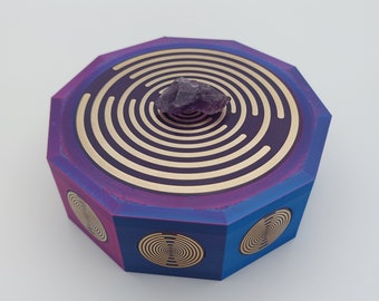 Dekagon Prisma Charging Station Lakhovsky MWO Antenna, Radionics, Multiwave Oscillator, Orgonite, Scalar Wave Harmonization, Sacred Geometry
