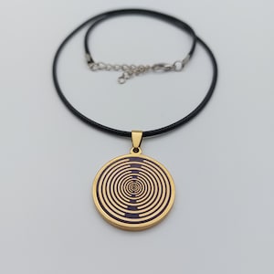 Lakhovsky MWO Radionics Pendentif, Collier d'orgone émetteur d'ondes d'orgonite, Amulette de protection contre les ondes EMF, Guérison énergétique forte, Bloc mobile image 2