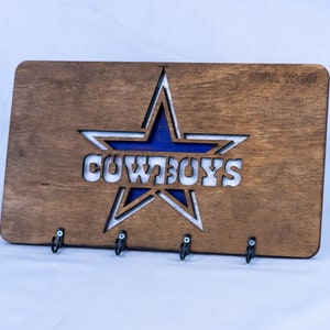 Key hook hanger Christmas gift dallas cowboys fan sports