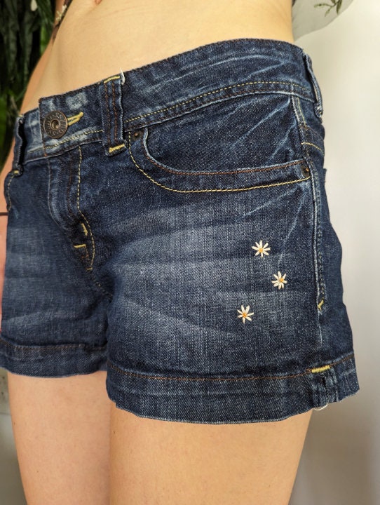 Do You Love Me Dark Denim Shorts