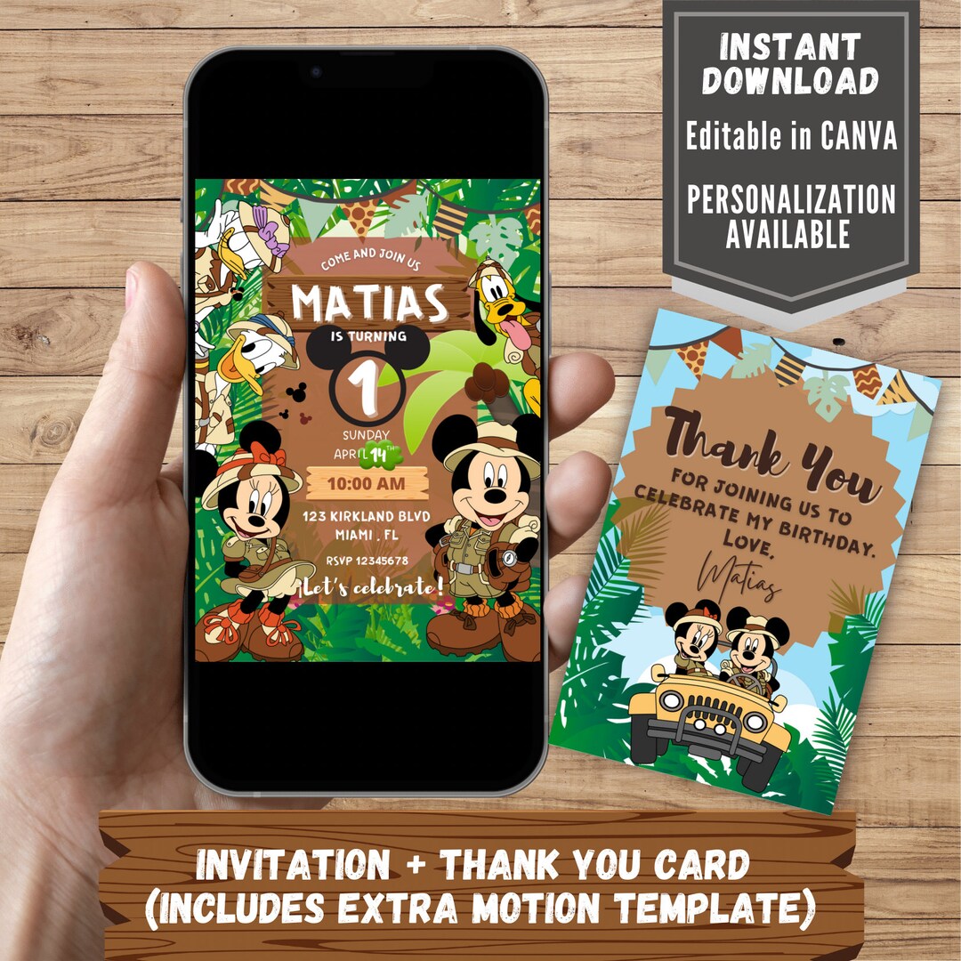 Birthday Invitation Thank You Carddigital - Etsy