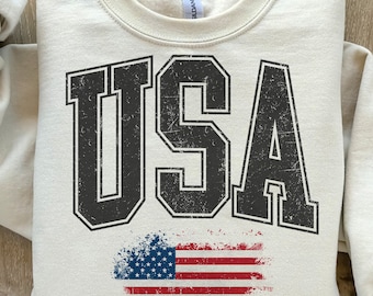 2 Files, Retro USA PNG, 4th of July Png, Retro American Flag Png, Patriotic Png, Independence Day Png, America Sublimation Design, PNG