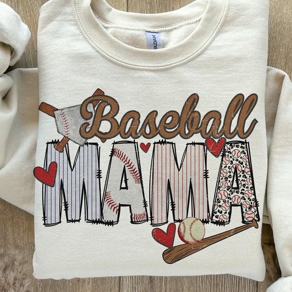 Retro Baseball Mama Png, Mama Baseball Png, Mama PNG, Baseball Shirt PNG, Baseball Mom Sublimation Design, Baseball Sublimation Png, Png