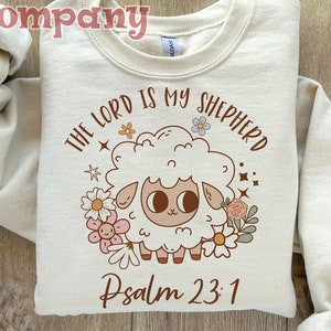The Lord is my Shepherd Png, Easter Sublimation Png, Lord's Prayer, png for Easter, Christian Artwork, Christian Easter png, Religious png