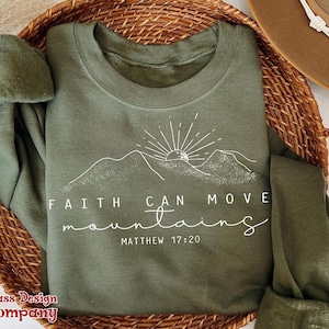 Faith Can Move Mountains Png, Christian Gift Png, Faith Png, Jesus Png, Bible Verse Png, Minimal Christian Png Designs, Bible Verse Png