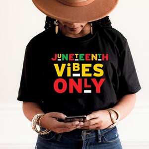 Juneteenth Vibes Only SVG, PNG, PDF