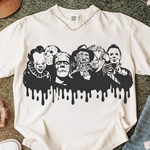 Halloween Horror Characters SVG, Halloween Shirt PNG, Horror Halloween, Halloween Horror movie Png, Scary Movie Png, 2025 Trendy Halloween