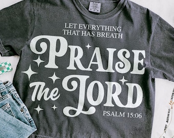 Praise The Lord SVG - PNG Design, Easter Christian Png, Christian SVG, Trendy Shirt Design, Bible Verses Png, Retro Sublimation Design