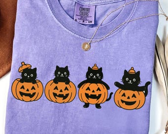 Vintage 90s Cat Halloween Pumpkin png, Retro Halloween png, Vintage Halloween, Spooky Season png, Pumpkin png, Halloween png, Fall Shirt png
