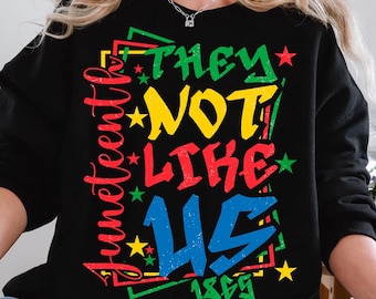 They Not Like Us Svg PNG, Juneteenth Black History Month, Black Lives Matter Shirt Design, 1865 Afro America Png, Juneteenth Map Sublimation