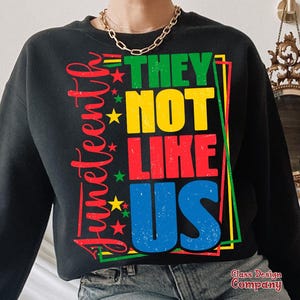 They Not Like Us SVG PNG, Juneteenth Black History Month, Black Lives Matter Shirt Design, 1865 Afro America Png, Juneteenth Map Sublimation